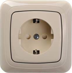 SOCKET SINGLE BEIGE LIREGUS