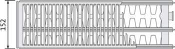 Tērauda paneļu radiators Purmo Compact Tips