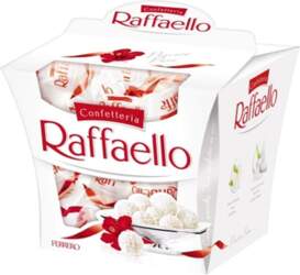 Konfekšu kārba Raffaello 150g