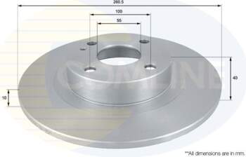 Bremžu disks COMLINE, MAZDA
