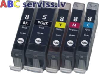 CLI-8 Komplekts M,Y,C,BK: