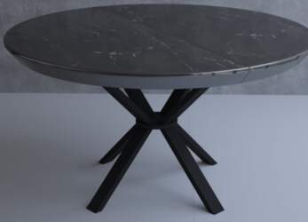 Galds Star Dining Retro Silver