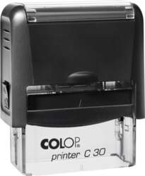 Zīmogs COLOP Printer C30, melns korpuss