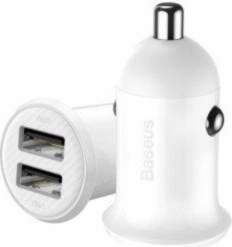 Baseus Grain Pro Auto Lādētājs  USB-A