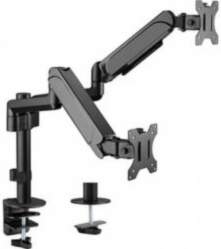 Monitora stiprinājums Gembird Adjustable Desk 2-display