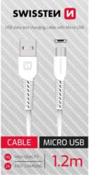 Swissten Data Kabelis USB / Micro