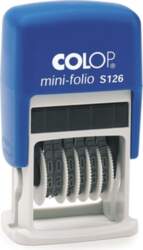 Zīmogs COLOP MINI Folio numerators S126