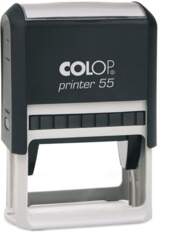 Zīmogs COLOP Printer 55, melns korpuss