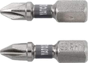 SCREWDRIVER BITS 1/4 25MM PH1 2