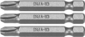 SCREWDRIVER BITS 1/4 50MM PH3 3