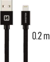 Swissten Textile Fast Charge 3A Lightning