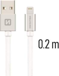 Swissten Textile Fast Charge 3A Lightning