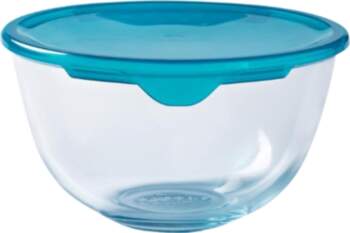 Pyrex Stikla bļoda ar vāku Ø21cm