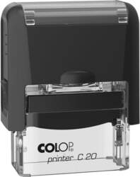 Zīmogs COLOP Printer C20, melns korpuss