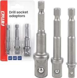Socket and bits 3el. 1/4" 3/8"