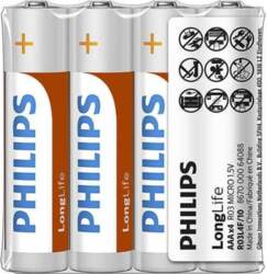 Philips Akumulators R03 AAA LONGLIF E