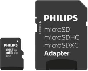 Philips MicroSDHC 8GB class 10/UHS 1