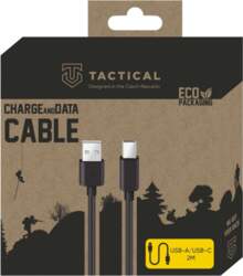 Tactical Smooth Thread USB-A/USB-C Kabelis 2m