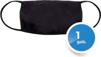 Textile two-layer reusable mask