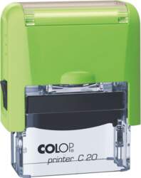 Zīmogs COLOP Printer C20, zaļš korpuss