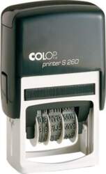 Zīmogs COLOP Printer S260, D03 melns