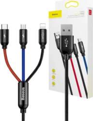 Baseus USB3w1 Kabelis USB-C / Lightning