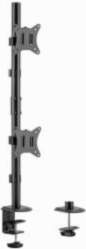 Monitora stiprinājums Gembird Adjustable 2-display Vertical