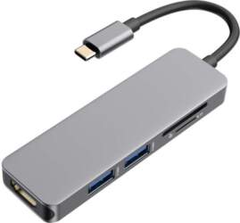 RoGer USB-C Hub 5in1 ar USB