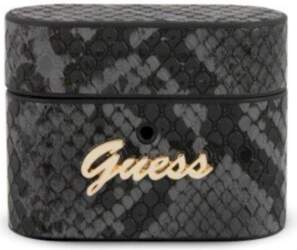 Guess GUACAPPUSNSMLBK Aizsargapvalks priekš AirPods Pro