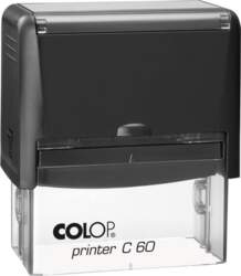 Zīmogs COLOP Printer C60, melns korpuss