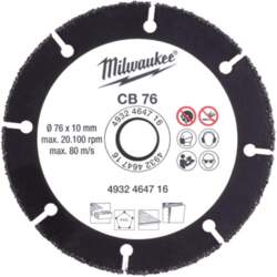 KARBĪDA ASMENS, CB 76 MM -