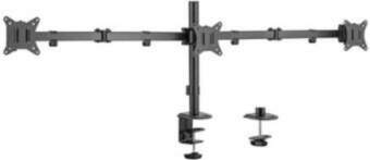 Monitora stiprinājums Gembird Adjustable Desk 3-display