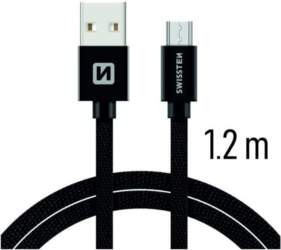 Swissten Textile Quick Charge Universāls Micro