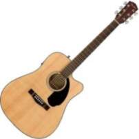 Fender CD-60SCE WF elektroakustiskā ģitāra (Natural)