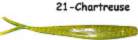 OSHLURE OSHELURE Zander Tail 7" 21-Chartreuse