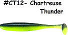 KEITECH Easy Shiner 3" #CT12 Chartreuse