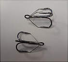 Weedless Treble Hook #1/0, (2 pcs)