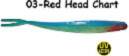 OSHLURE OSHELURE Zander Tail 7" 03-Red