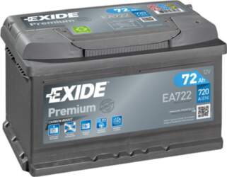 Akumulators EXIDE PREMIUM EA722 72Ah 720A