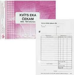 Kvīts EKA čekam A6V
