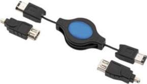 *Kabelis FIRE WIRE Retractable Ednet