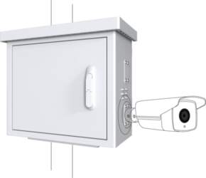 Lanview Midi Radius Pole Mounted CCTV