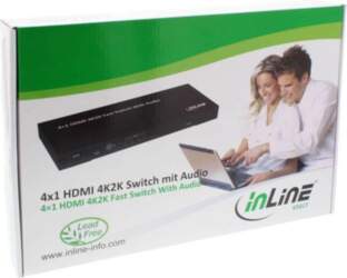 Inline Switch 4x HDMI + audio