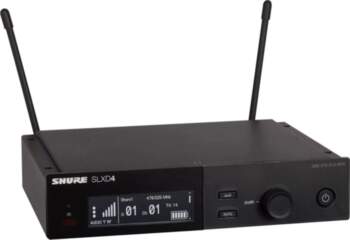 Shure SLXD4E-G59 wireless microphone receiver Desktop