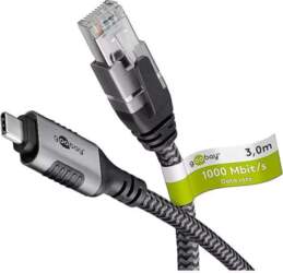 Goobay Ethernet cable USB-C 3.2
