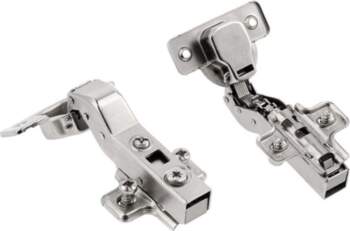 Self-closing hinge/hydraulic angular 30° roller H=0