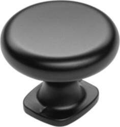 KNOB LORENA black matt