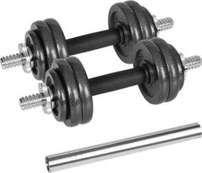 REBEL ACTIVE Adjustable dumbbells in a