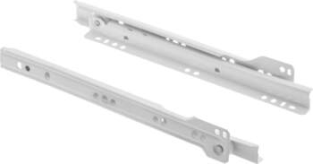 Roller drawer slide white L-250