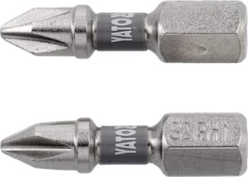 SCREWDRIVER BITS 1/4 25MM PH1 2